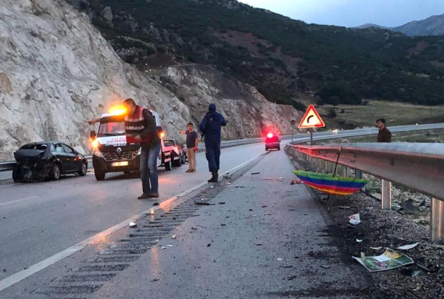 Burdur’da Trafik Kazası: 1 Ölü, 5 Yaralı