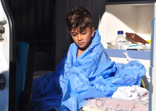 Sulama Kanalına Düşen Çocuğu, Çevredekiler Kurtardı