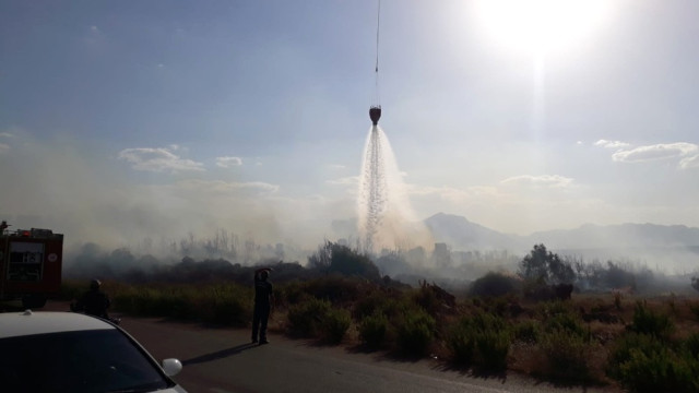 Antalya’da Makilik Alanda Çıkan Yangın Korkuttu