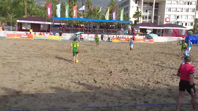 Alanya’da Tff Plaj Futbolu Ligi Finalleri Başladı