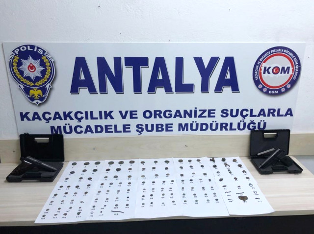Antalya’da Tarihi Eser Operasyonu: 1 Gözaltı