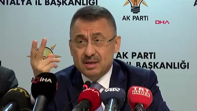 Antalya – Cumhurbaşkanı Fuat Oktay ve Bakanlar, AK Parti İl Başkanlığını Ziyaret Etti 3