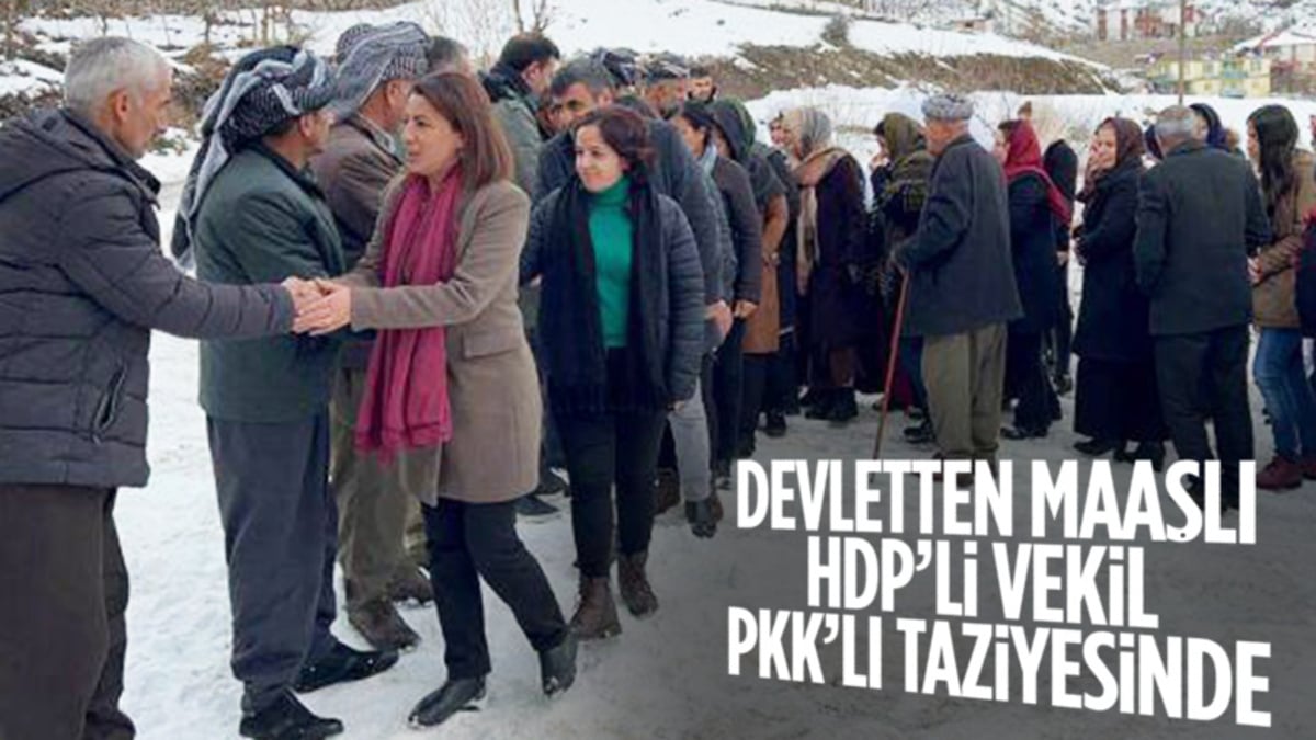 HDP’li vekiller teröristin cenazesine katıldı