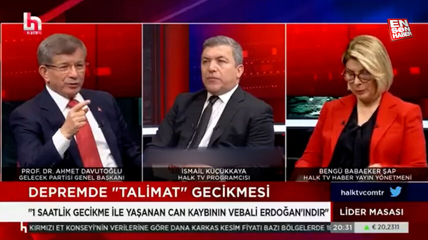 Ahmet Davutoğlu: Erdoğan’ın deprem bölgesine 5. gün gitti