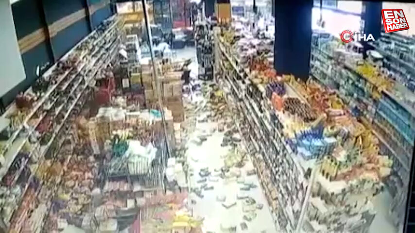Malatya’da depremin şiddetini gösteren yeni görüntü ortaya çıktı