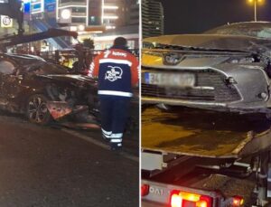 Makas atan araba trafiği savaş alanına çevirdi: 8 yaralı