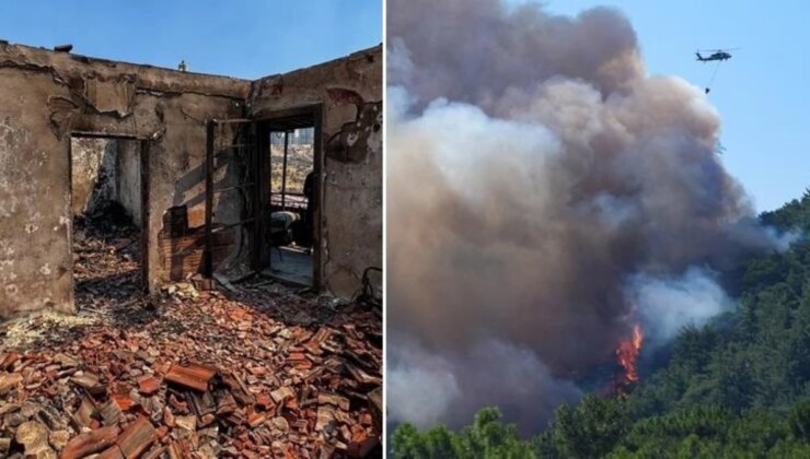 4 gündür yanan Karşıyaka’dan sevindiren haber geldi, 5 noktada orman yangını ile gayret sürüyor