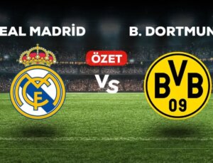 Real Madrid Borussia Dortmund maç özeti ve golleri izle! (VİDEO) Real Madrid Borussia Dortmund geniş özeti! Golleri kim attı, maç kaç kaç bitti?