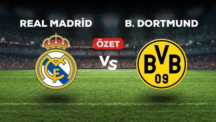 Real Madrid Borussia Dortmund maç özeti ve golleri izle! (VİDEO) Real Madrid Borussia Dortmund geniş özeti! Golleri kim attı, maç kaç kaç bitti?
