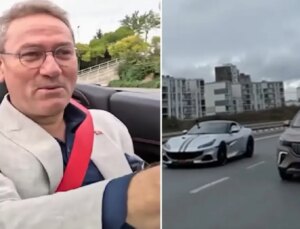 Ferrari ile yarışıp görüntü paylaşan AK Partili Lider reaksiyonlar sonrası paylaşımını sildi