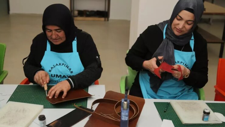 Kayseri’de kurulan Bayan Kooperatifleri Projesi sayesinde çok sayıda eser el emeğiyle hizmete sunuldu