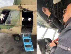 Suriyeli muhalifler, Esad’dan ele geçirdikleri helikopterleri görüntü izleyerek öğreniyor