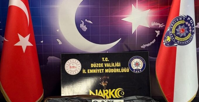 Düzce’de 115 bin uyuşturucu hap ele geçirildi
